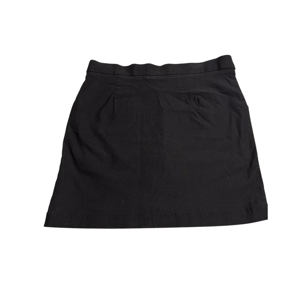 Rafaella Womens Black Active Skort Built-in‎ Shorts Pockets RSBSF071 Large